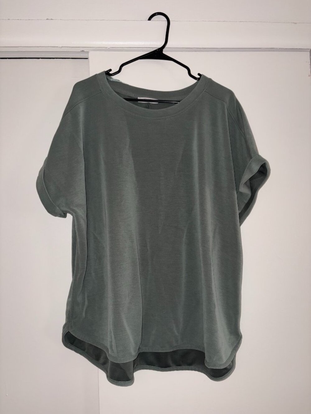Green Short Sleeve Top
